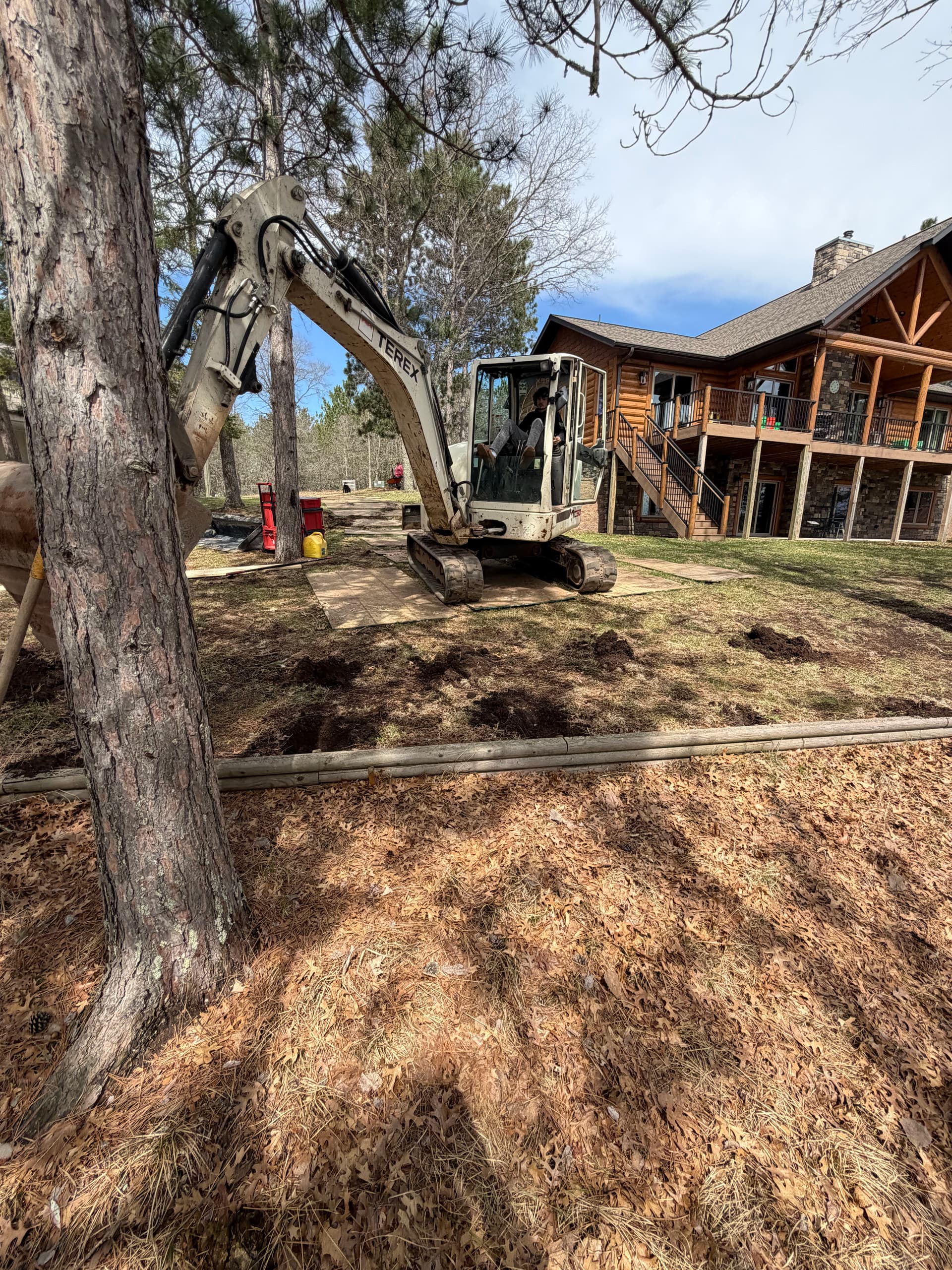 Gallery photos for 115-Foot Block Retaining Wall Replaces Failing Timber Wall on Eroding Hillside: Image #8