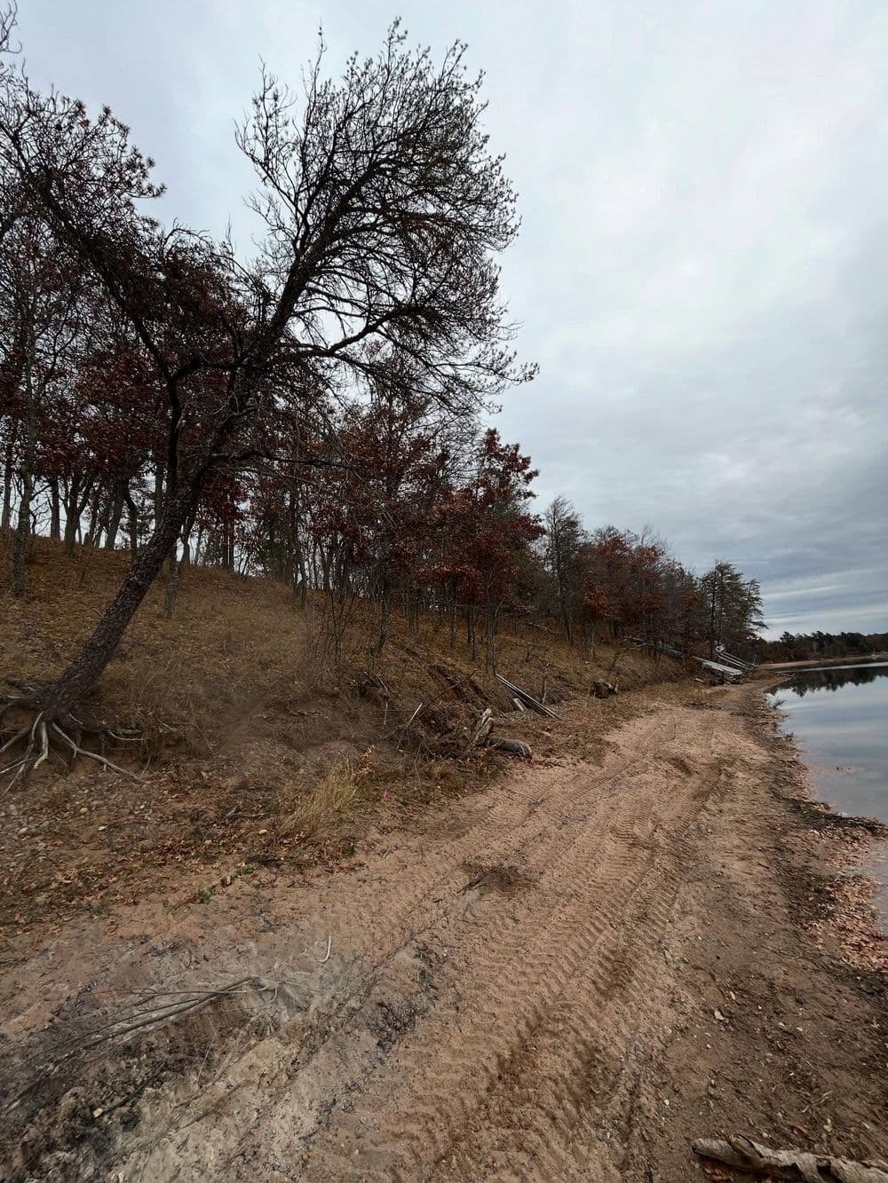 Gallery photos for 180-Foot Rip Rap Shoreline Wall With Floating Deck and Staircase: Image #8