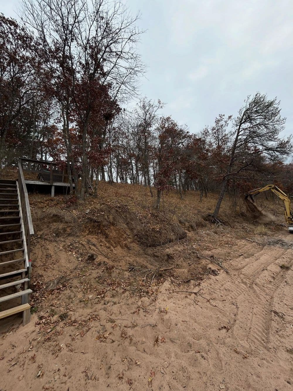 Gallery photos for 180-Foot Rip Rap Shoreline Wall With Floating Deck and Staircase: Image #6