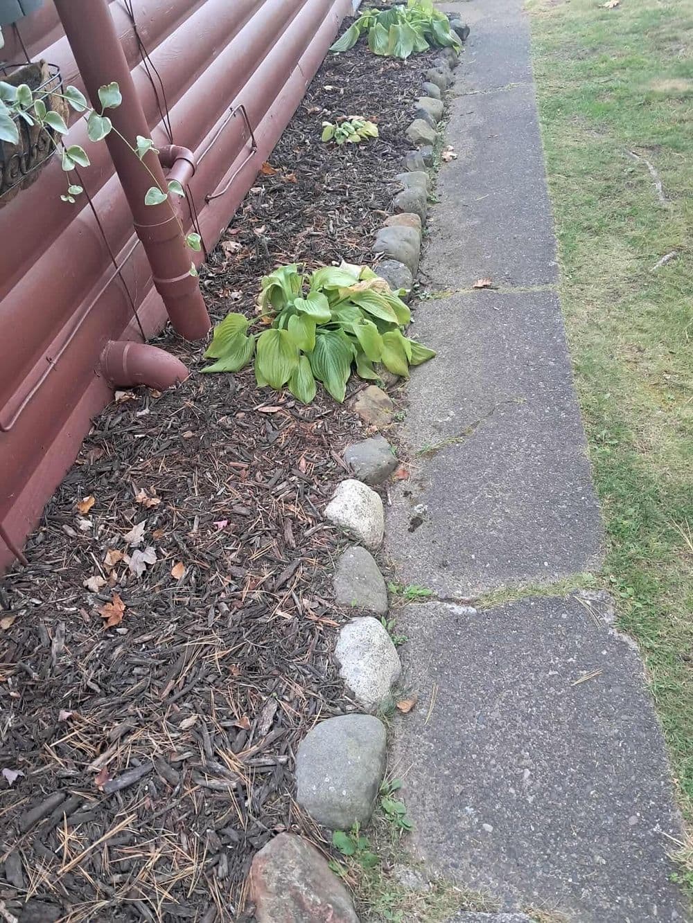 Gallery photos for Rotted Deck Gets Replaced with a Fresh Concrete Porch and Sidewalk: Image #4