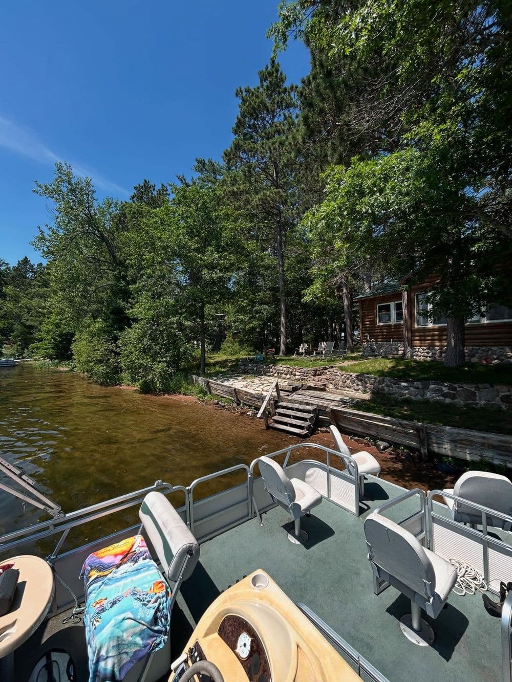 Lakeshore Boulder Retaining Wall and Flagstone Patio Rebuild
