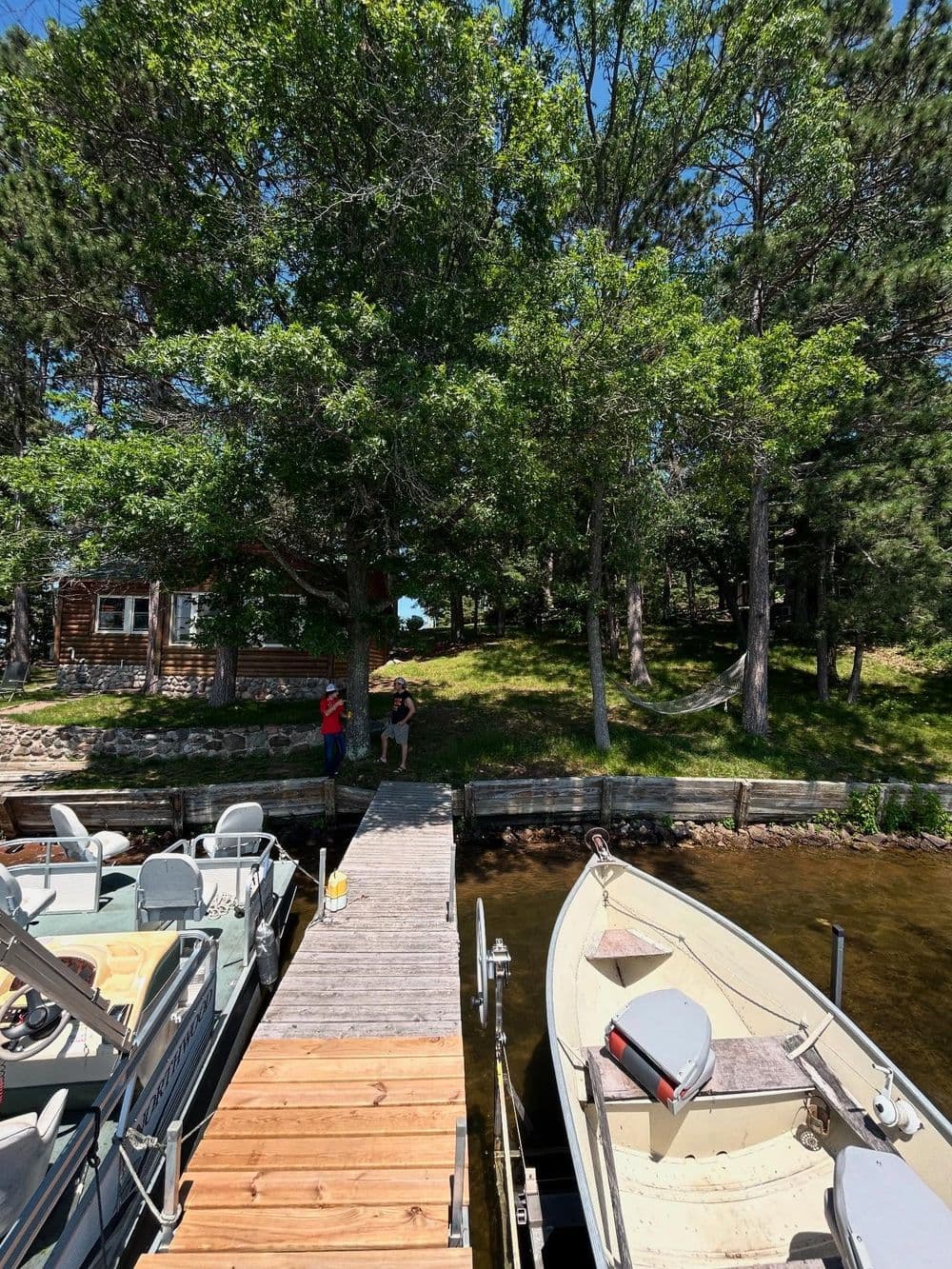 Lakeshore Boulder Retaining Wall and Flagstone Patio Rebuild