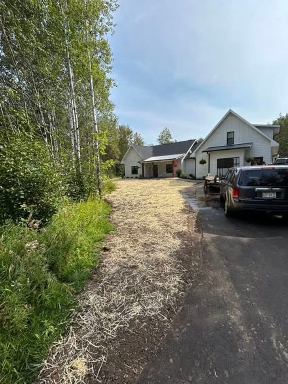 Gallery photos for Full Yard Landscaping with Paver Walkway and Plant Beds: Image #8