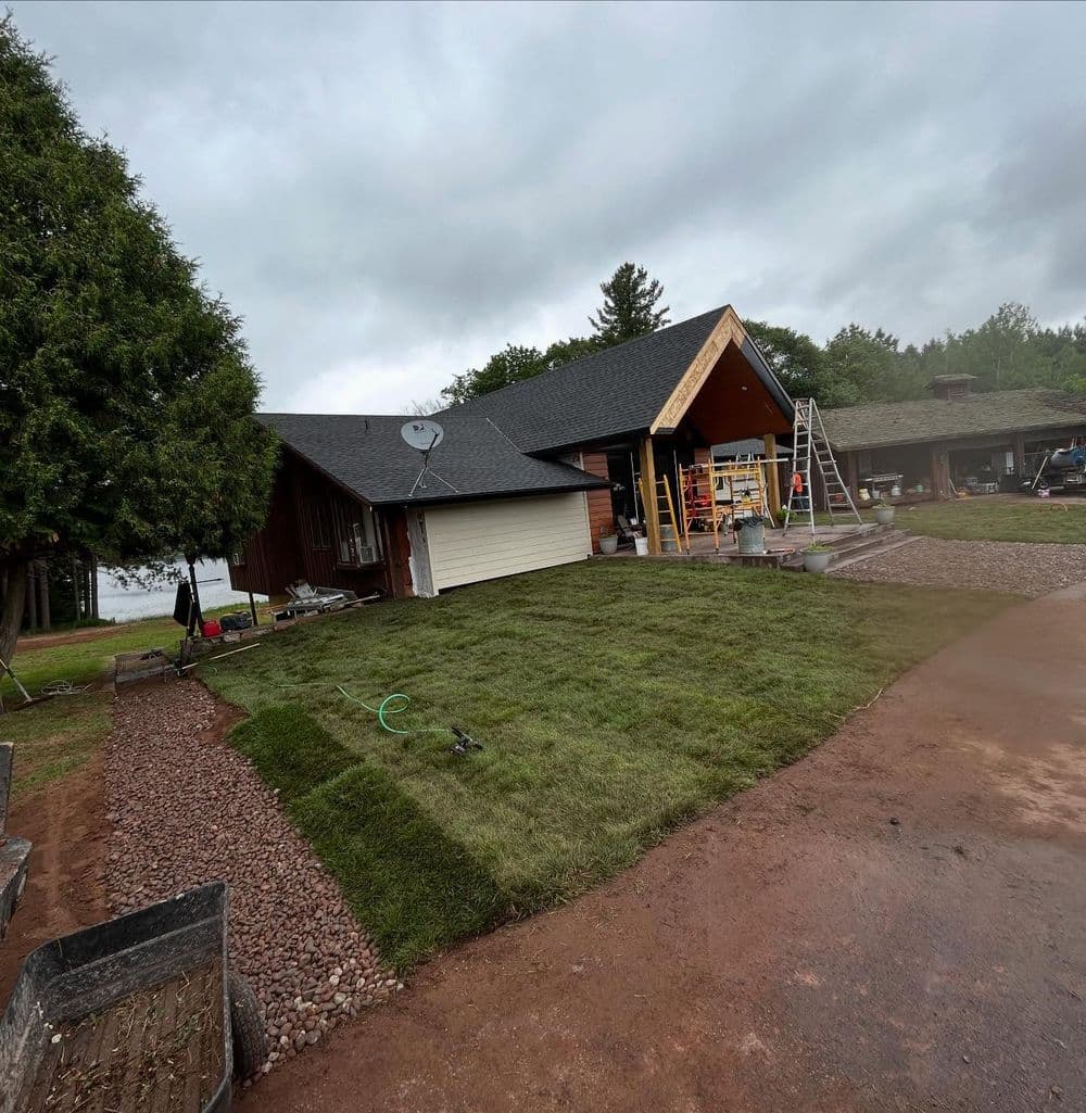 Project Sod, Steps, and 200 Feet of Curb Coming Together image