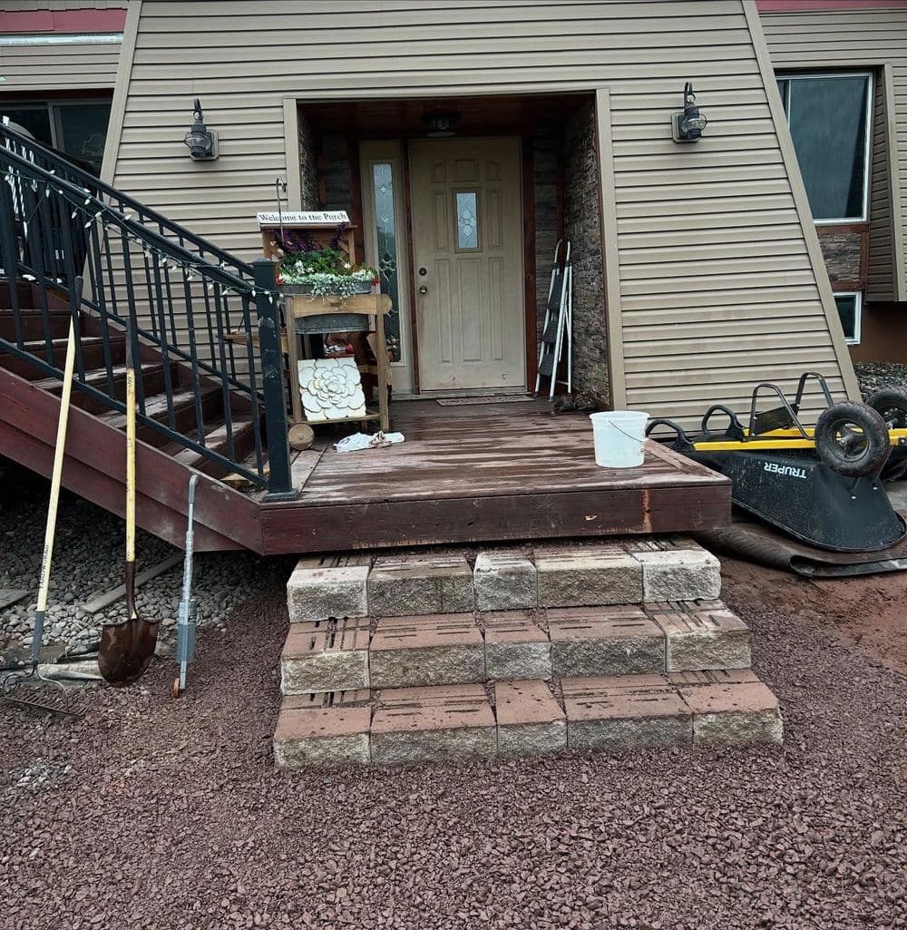 Gallery photos for Sod, Steps, and 200 Feet of Curb Coming Together: Image #5