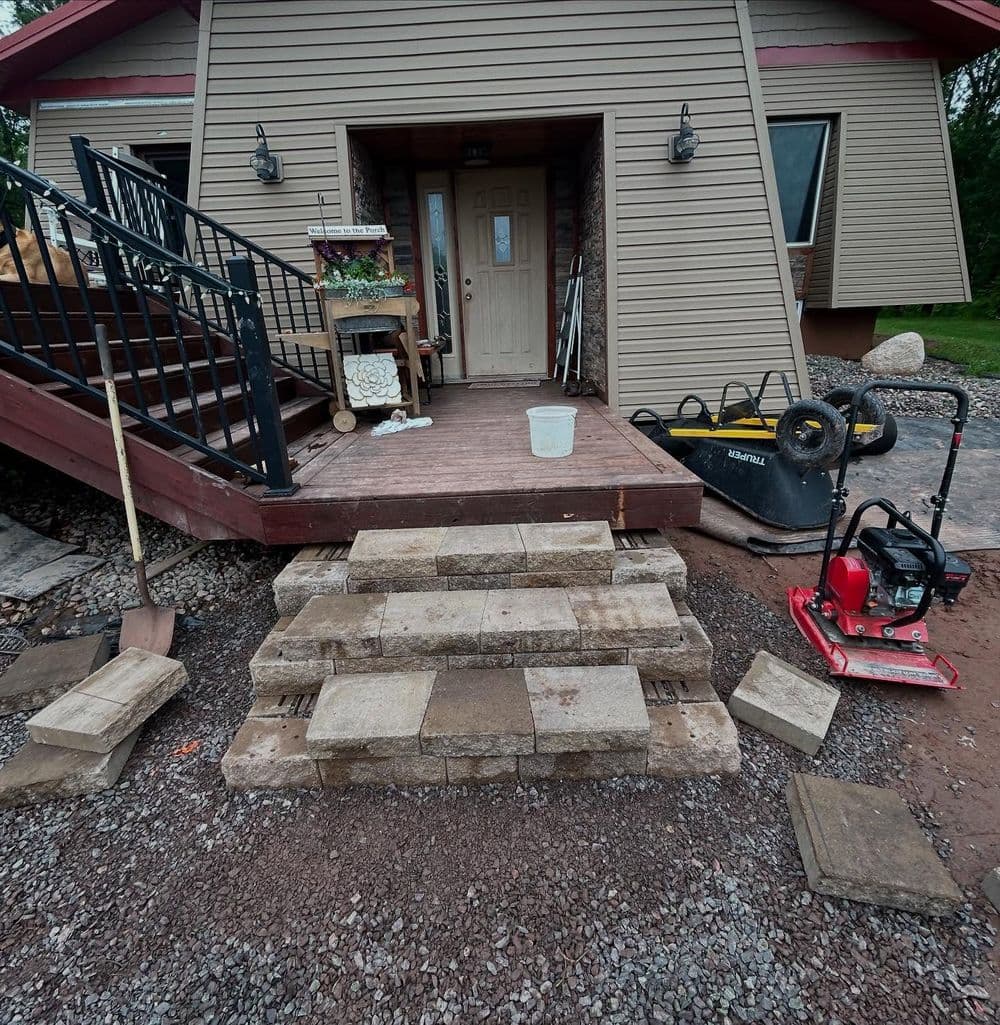 Sod, Steps, and 200 Feet of Curb Coming Together