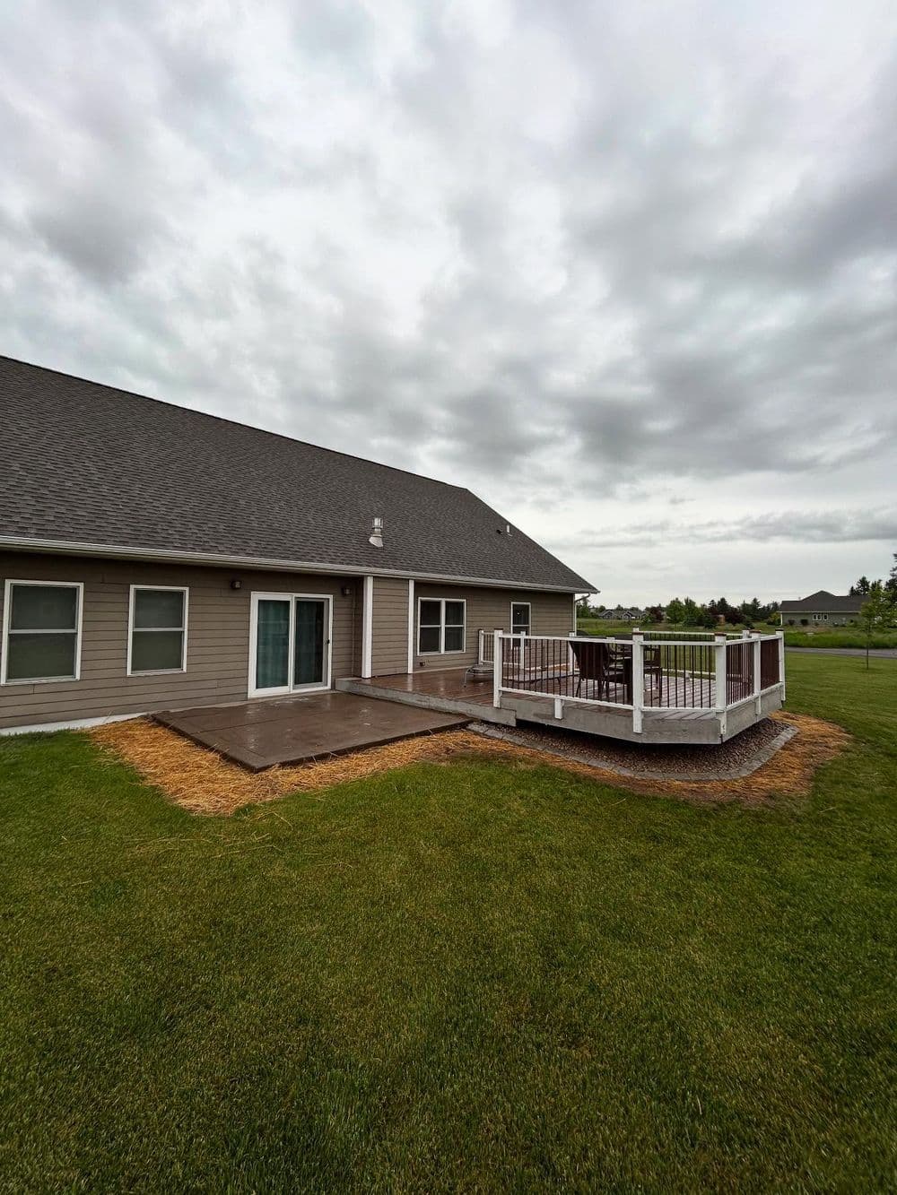 Project Landscape Curbing Before and After in Superior WI image